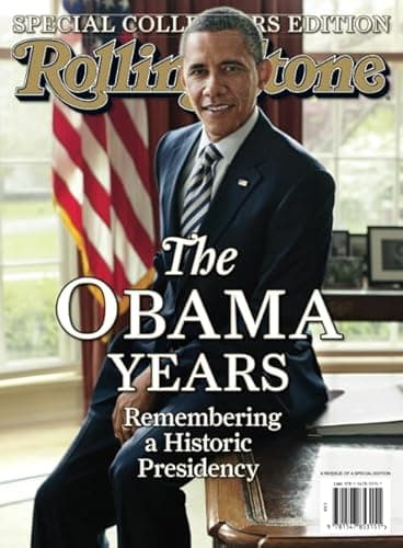 Book cover for Rolling Stone The Obama Years: Remembering a Historic Presidency by The Editors of Rolling Stone