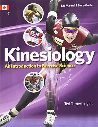Book cover for Kinesiology: Lab Manual & Study Guide by Temertzoglou, Ted