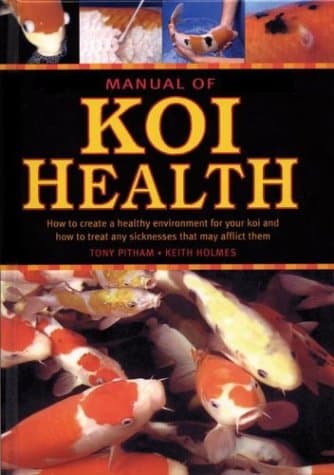 Book cover for Manual of Koi Health by Holmes, Keith