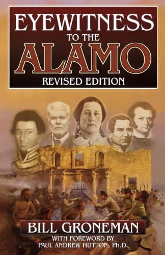 Book cover for Eyewitness to the Alamo by Groneman, Bill