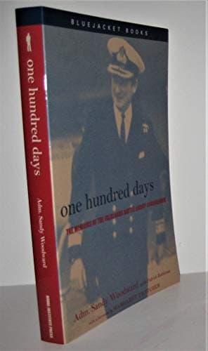Book cover for One Hundred Days: The Memoirs of the Falklands Battle Group Commander by Woodward, Adm. Sandy