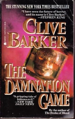 Book cover for The Damnation Game by Barker, Clive