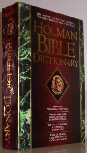 Book cover for Holman Bible Dictionary by Trent C. Butler