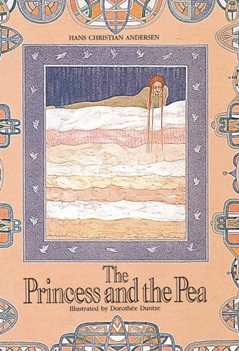 Book cover for The Princess and the Pea by Hans Christian Andersen