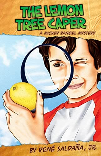Book cover for The Lemon Tree Caper/Le Intricga del Limonero (Mickey Rangel Mysteries) (Spanish and English Edition) by Saldana Jr., Rene