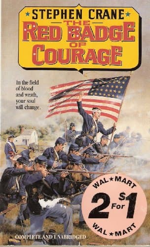 Book cover for The Red Badge of Courage by Stephen Crane