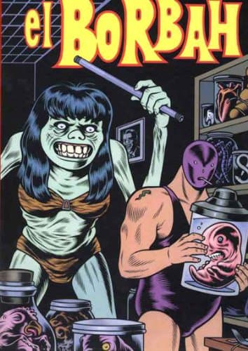Book cover for El Borbah (The Complete Charles Burns Cartoon Library , No 1) by Burns, Charles