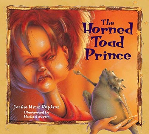 Book cover for The Horned Toad Prince by Hopkins, Jackie Mims