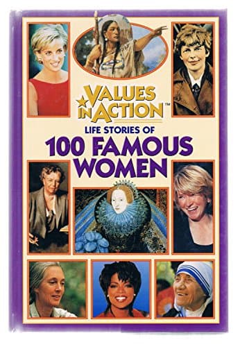 Book cover for Life stories of 100 famous women (Values in action) by Susan E Edgar