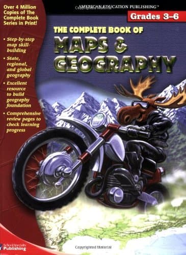 Book cover for Complete Book of Maps & Geography by American Education Publishing