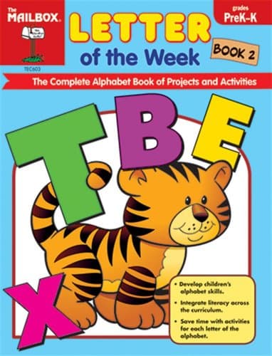 Book cover for Letter of the Week Book 2 by The Mailbox Books Staff