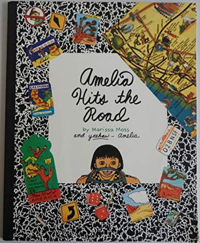Book cover for Amelia Hits the Road by Moss, Marissa