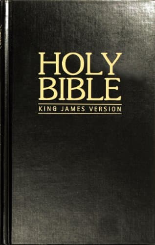 Book cover for Holy Bible: King James Version, Black, Pew Bible by Biblica