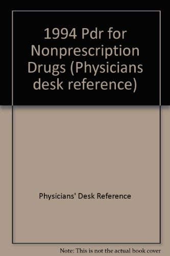 Book cover for Physicians' Desk Reference 1994 for Nonprescription Drugs (PHYSICIANS' DESK REFERENCE (PDR) FOR NONPRESCRIPTION DRUGS AND DIETARY SUPPLEMENTS) by Sifton, David W.