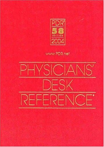 Book cover for Physicians' Desk Reference: Hospital Library 2004 by Physicians' Desk Reference (PDR) Staff