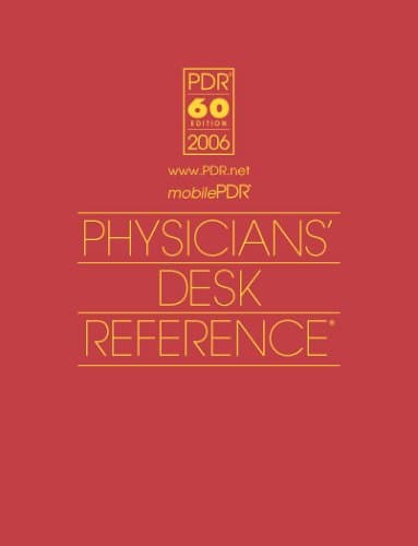 Book cover for Physicians Desk Reference (PDR) 60th Edition 2006 by Unknown