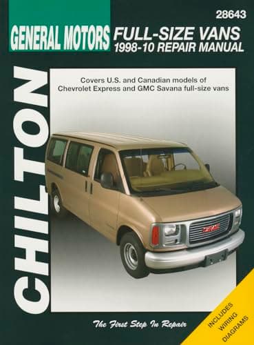 Book cover for Chilton Total Car Care for GM Full-Size Vans, 1998 - 2010 (Chilton's Total Car Care Repair Manuals) by Chilton