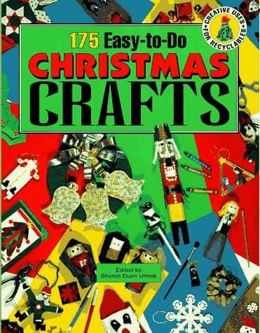 Book cover for 175 Easy-to-Do Christmas Crafts by Highlights