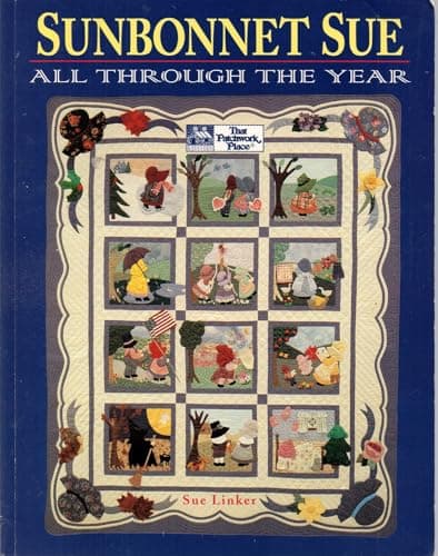 Book cover for Sunbonnet Sue: All Through the Year by Linker, Sue