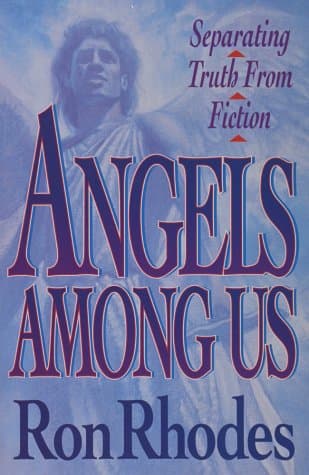 Book cover for Angels Among Us by Ron Rhodes