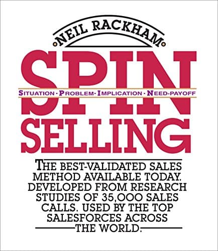Book cover for Spin Selling by Rackham, Neil