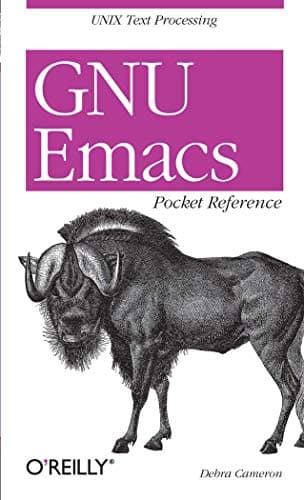 Book cover for GNU Emacs Pocket Reference: UNIX Text Processing by Cameron, Debra
