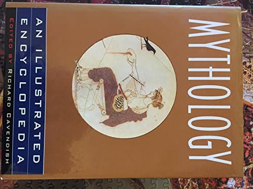 Book cover for Mythology, An Illustrated Encyclopedia by Richard Cavendish