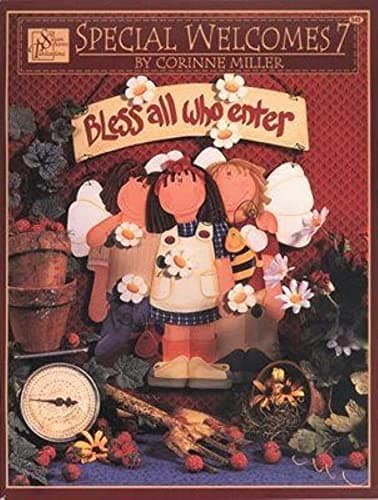Book cover for Special Welcomes 7 (A Sue Scheewe Publication, Painting On Wood, Tole and Decorative Painting, Art/Craft Book With Gardening Theme Painting Projects) by Corinne Miller