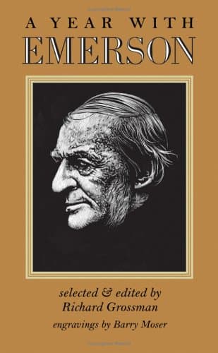 Book cover for A Year with Emerson by Emerson, Ralph Waldo