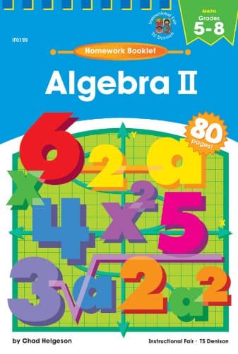 Book cover for A Homework Booklet Algebra II Homework by Chad Helgeson