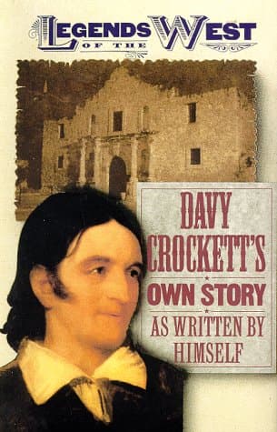 Book cover for Davy Crockett's Own Story by Crockett, Davy