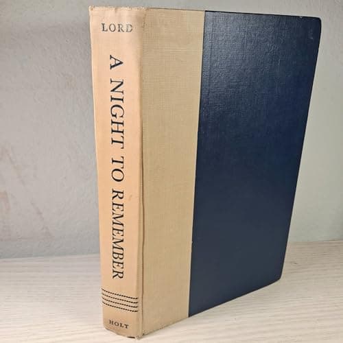 Book cover for A Night to Remember by Lord, Walter