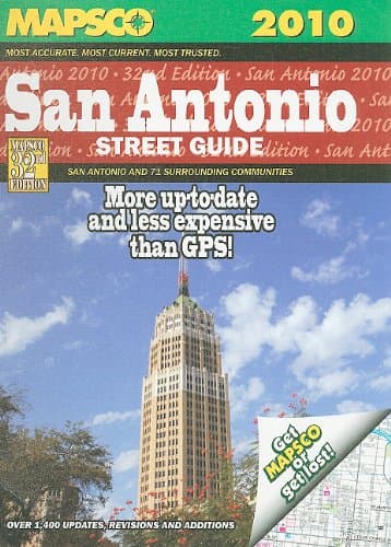 Book cover for Mapsco 2010 San Antonio Street Guide (Mapsco Street Guide and Directory San Antonio) by Mapsco