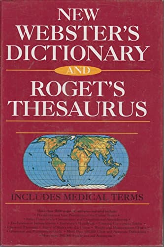 New Websters Dictionary and Rogets Thesaurus