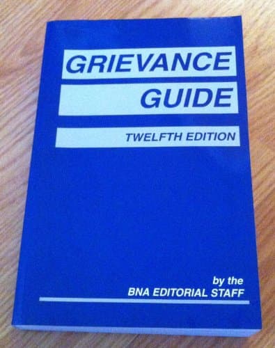 Book cover for Grievance Guide by Bna Books