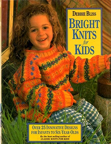 Book cover for Bright Knits for Kids by Bliss, Debbie