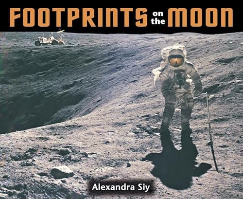 Book cover for Footprints on the Moon by Siy, Alexandra
