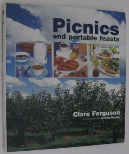 Book cover for Picnics and Portable Feasts by Clare Ferguson