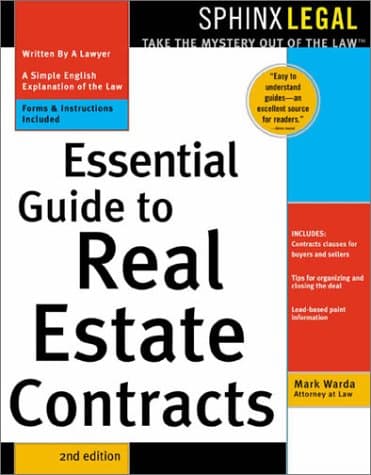 Book cover for Essential Guide to Real Estate Contracts by Warda, Mark