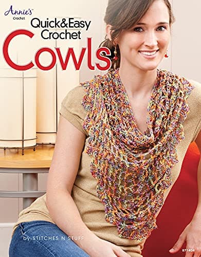 Book cover for Quick & Easy Crochet Cowls by Stitches N Stuff
