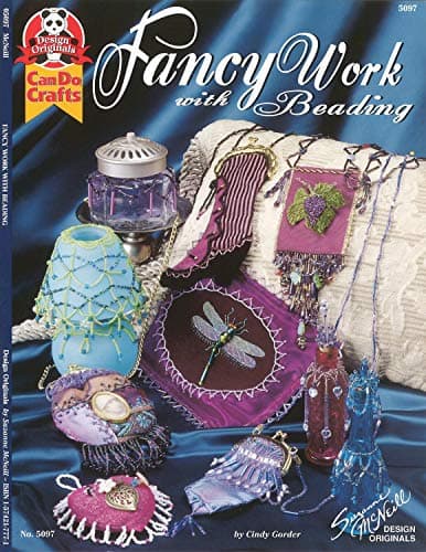Book cover for Fancy Work with Beading (Suzanne McNeill design originals) by Cindy Gorder