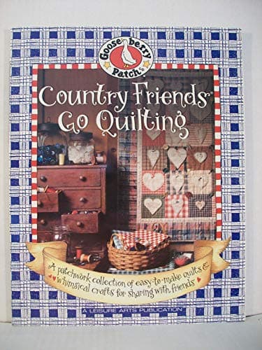 Book cover for Gooseberry Patch Country Friends Go Quilting by Linda L. Trimble