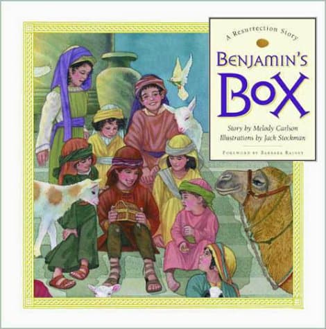 Book cover for Benjamin's Box: A Resurrection Story by Carlson, Melody