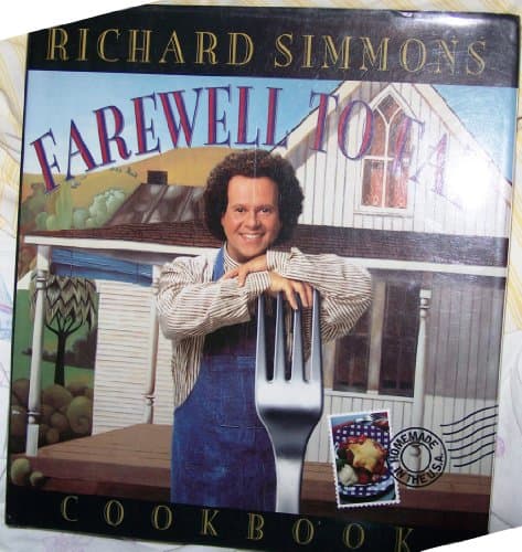 Book cover for Richard Simmons Farewell to Fat Cookbook by Richard Simmons