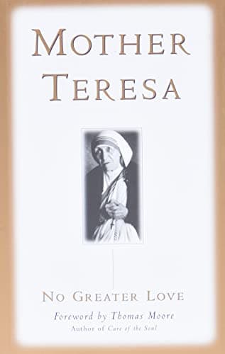 Book cover for No Greater Love by Mother Teresa