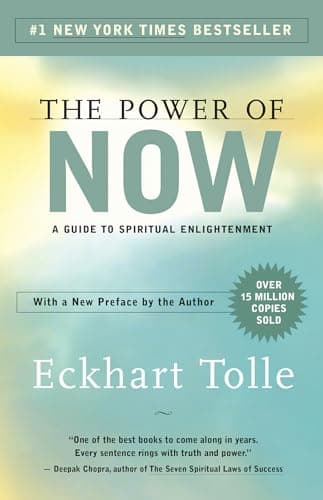 Book cover for The Power of Now: A Guide to Spiritual Enlightenment by Tolle, Eckhart