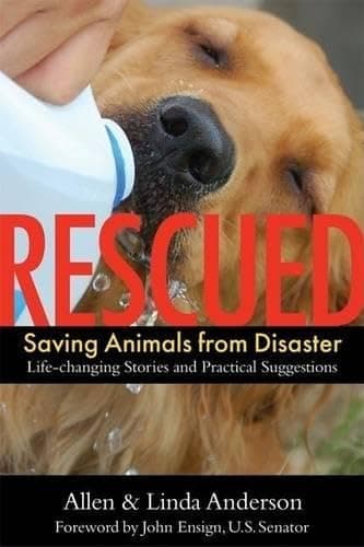 Book cover for Rescued: Saving Animals from Disaster by Anderson, Allen