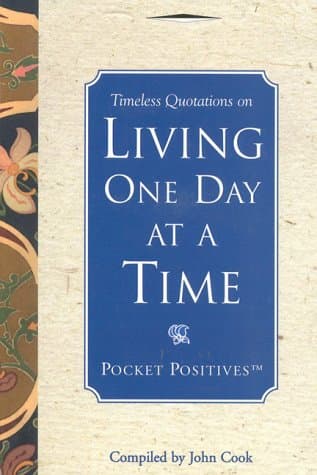 Book cover for Pocket Positive--Living One Day at a Time (Pocket Positives) by Cook, John