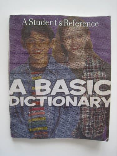 Book cover for A Basic Dictionary:; a Students Reference by unknown author