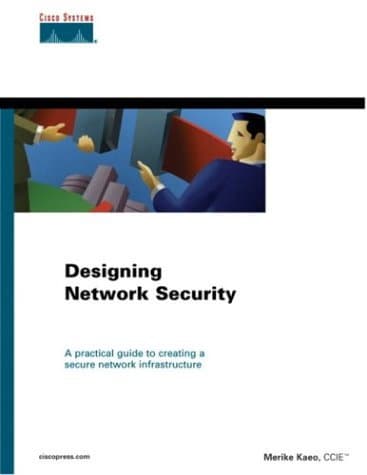 Book cover for Designing Network Security (Cisco Press Fundamentals) by Kaeo, Merike